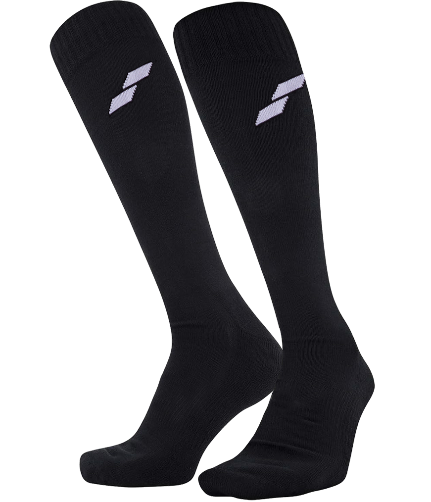 Technical Bar Logo Socks: Black